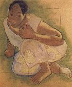 Paul Gauguin Tahiti woman Spain oil painting artist